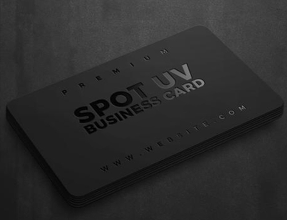 Round corner with Spot UV With matt lamination