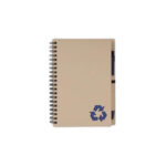 SION- eco-neutral B6 Notepad & Pen Set with Sticky Note - Navy Blue (1)